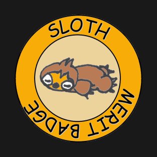 Sloth Merit Badge T-Shirt