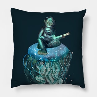 Music in the Deep (Deep Sea Diver) Pillow