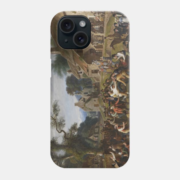 The Foot-Ball Play by Alexander Carse Phone Case by Classic Art Stall