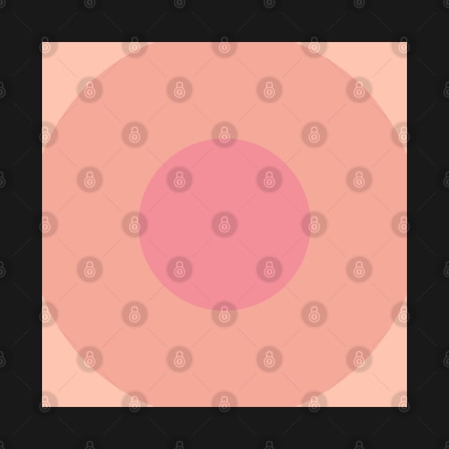 Pink Circles Pattern by Peaceful Space AS
