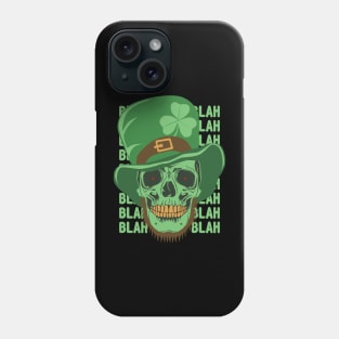 Skull Saint Patrick Day Shirt Happy St Patty's Day. Phone Case