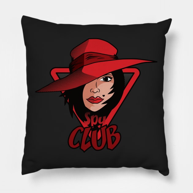 Spy Club Pillow by dkdesigns27