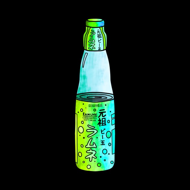 Ramune Soda Japanese Drink by Kelly Louise Art