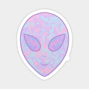 Happy Alien Magnet