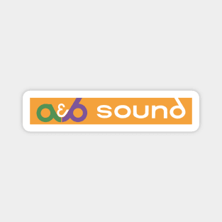 a&b sound sign Magnet