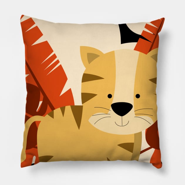 A cool cat Pillow by Sabahmd