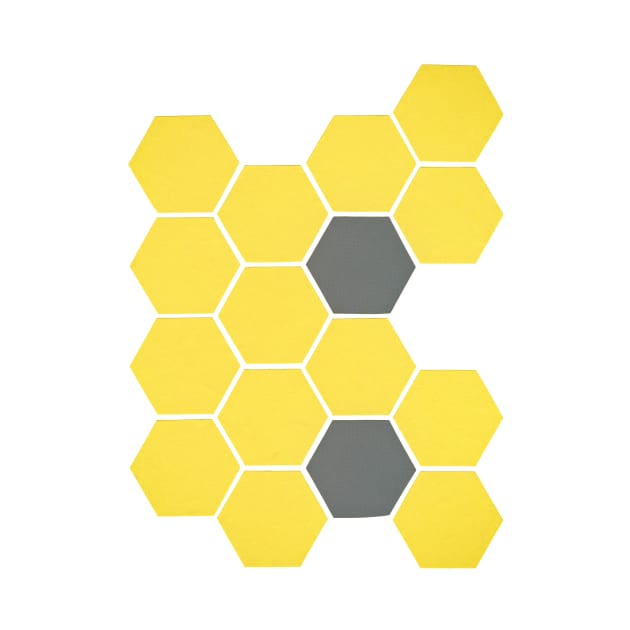 Yellow Honeycomb by Cassia