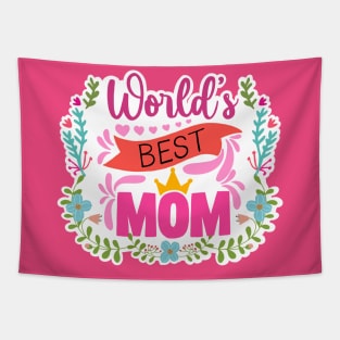 World’s Best Mom Tapestry