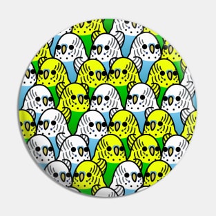 Too Many Birds!™ Basic Budgie Squad Pin