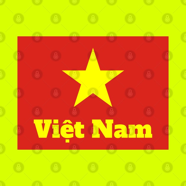 Vietnam in Vietnamese Flag by aybe7elf