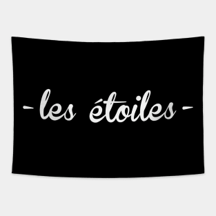 Les Etoiles Slogan Tapestry