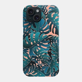 Monstera MintPink Phone Case