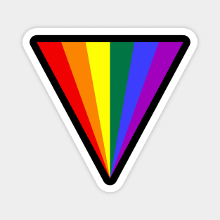 Pride Triangle Rainbow colored gift idea Magnet