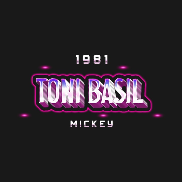 1981 Toni basil - retro text by Mudoroth