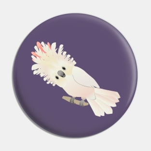 Salmon-crested cockatoo Pin