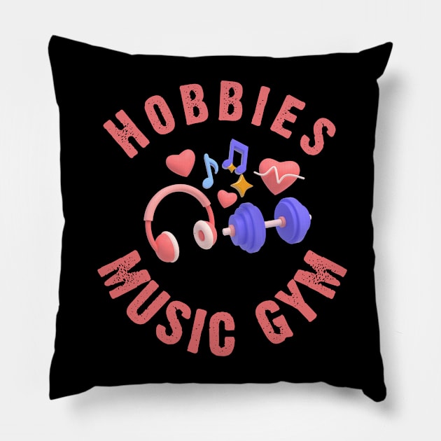 hobby hobby hobby Pillow by samsamteez