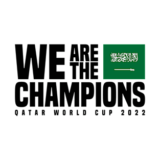 Qatar World Cup Champions 2022 - Saudi Arabia T-Shirt