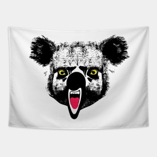 Funny Ugly Frustrated Angy Koala Tapestry