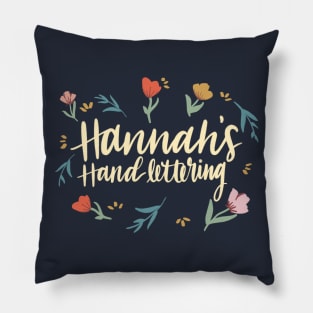 Hannah's Hand Lettering Tee Pillow