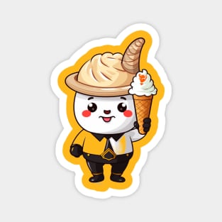 sheep  kawaii ice cream cone junk food T-Shirt cute  funny Magnet