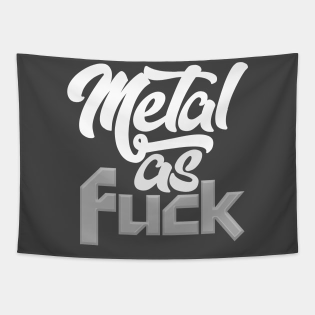 Metal As F*ck Tapestry by DankFutura