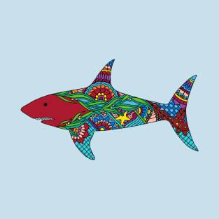 Henna Shark T-Shirt