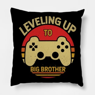 Leveling Up To Big Brother Funny Gamer Gift Pillow