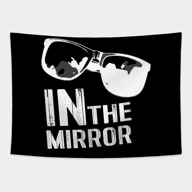 In The Mirror T-Shirt dark Tapestry by Picfool