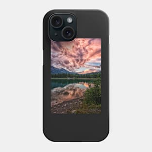 Surprise Sunset at Lake Patricia Phone Case