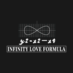 Infinity Love, Mathematics Gift, Math Lover, Teacher Shirt, Math Graduate Gift, Math Equations, Math Joke, I Love Math, Geometry Teacher, T-Shirt