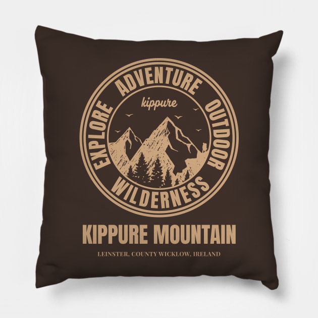 Ireland Hiking, Kippure Mountain Hike Pillow by Eire