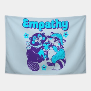 empathy blue/purple Tapestry
