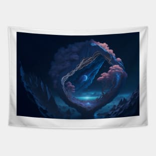 Planet island Tapestry