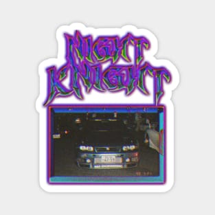 Night Knight Skyline [Purple] Magnet