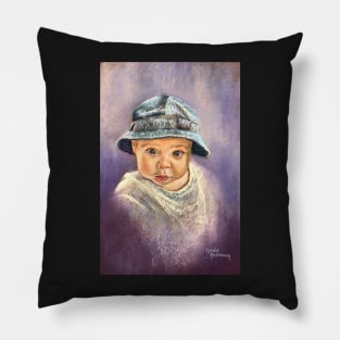 Portrait of Baby Rex Pillow