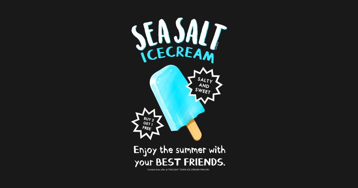 Sea Salt Ice Cream Kingdom Hearts TShirt TeePublic