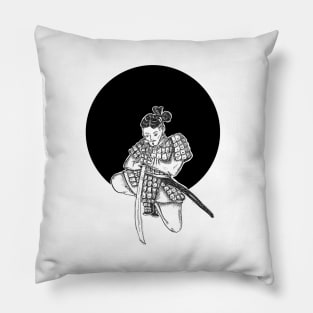 Reflection Samurai Pillow