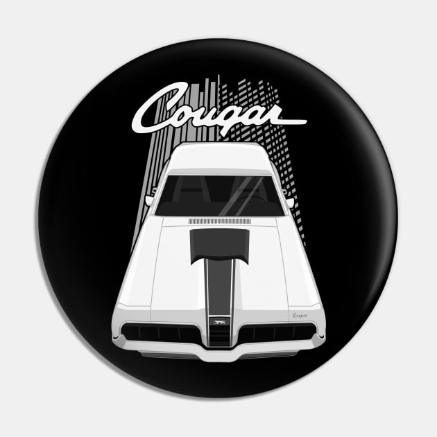 Mercury Cougar 1970 - white Pin by V8social