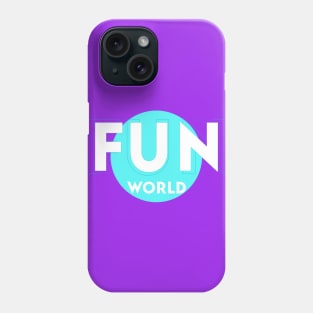 Fun World T-shirt Phone Case