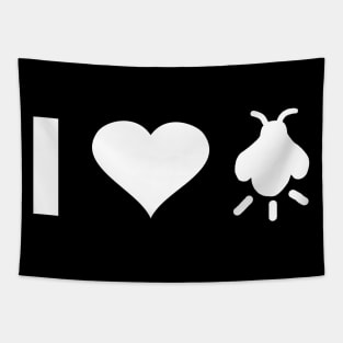 I love firefly firelfy design insect Tapestry