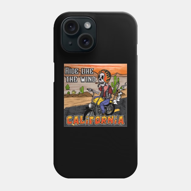 ride like the wind Phone Case by depank