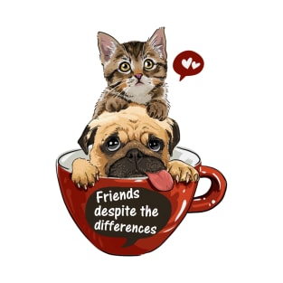 So cutest Cat and Dog T-Shirt