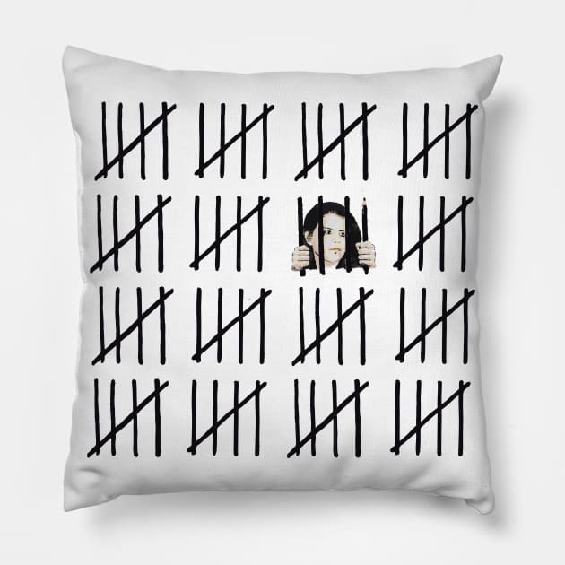 BANKSY Free Zehra Dogan Pillow by inkstyl