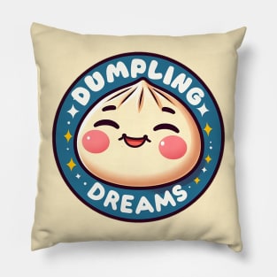 dumpling dreams Pillow