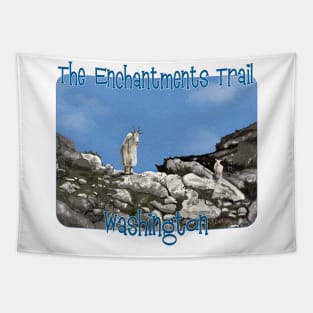 The Enchantments Trail Mountain Goats, Washington Tapestry