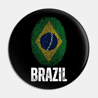 Brazil Brazilian Flag Brasil Bandera Bandeira Pin