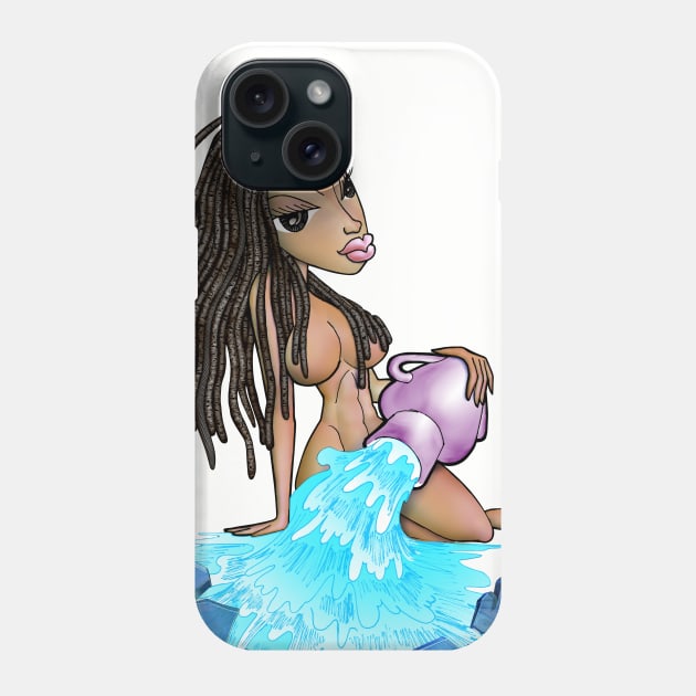 Front and Back Water Bearer Phone Case by NochTec