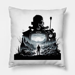 fallout wasteland Pillow