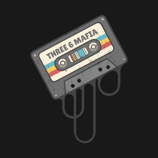 Three 6 Mafia  - Cassette Retro T-Shirt