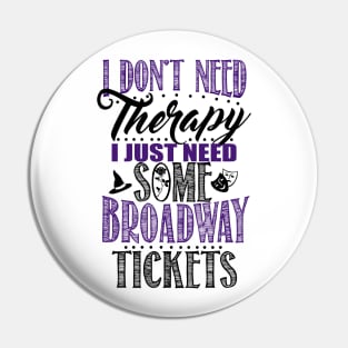Broadway Tickets Pin